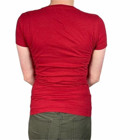 re-born Graphic Red T-Shirt Design By Humans - Picture 4 of 5